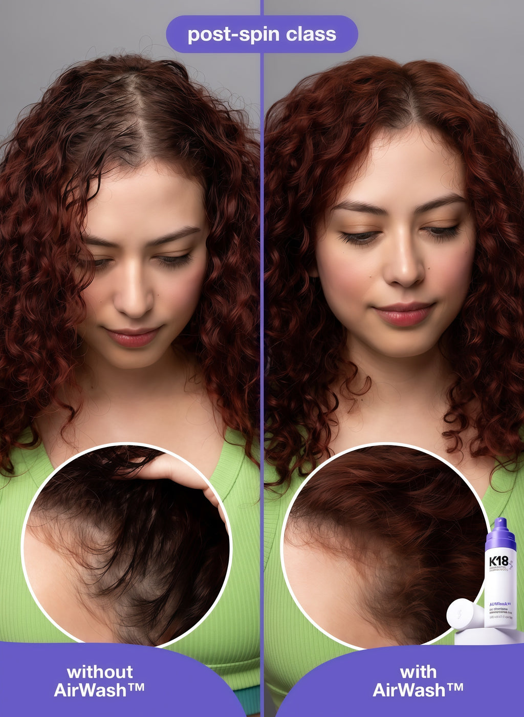 K18 AirWash™ Dry Shampoo, Non-Aerosol, Balances Scalp & Controls Excess Oil Production