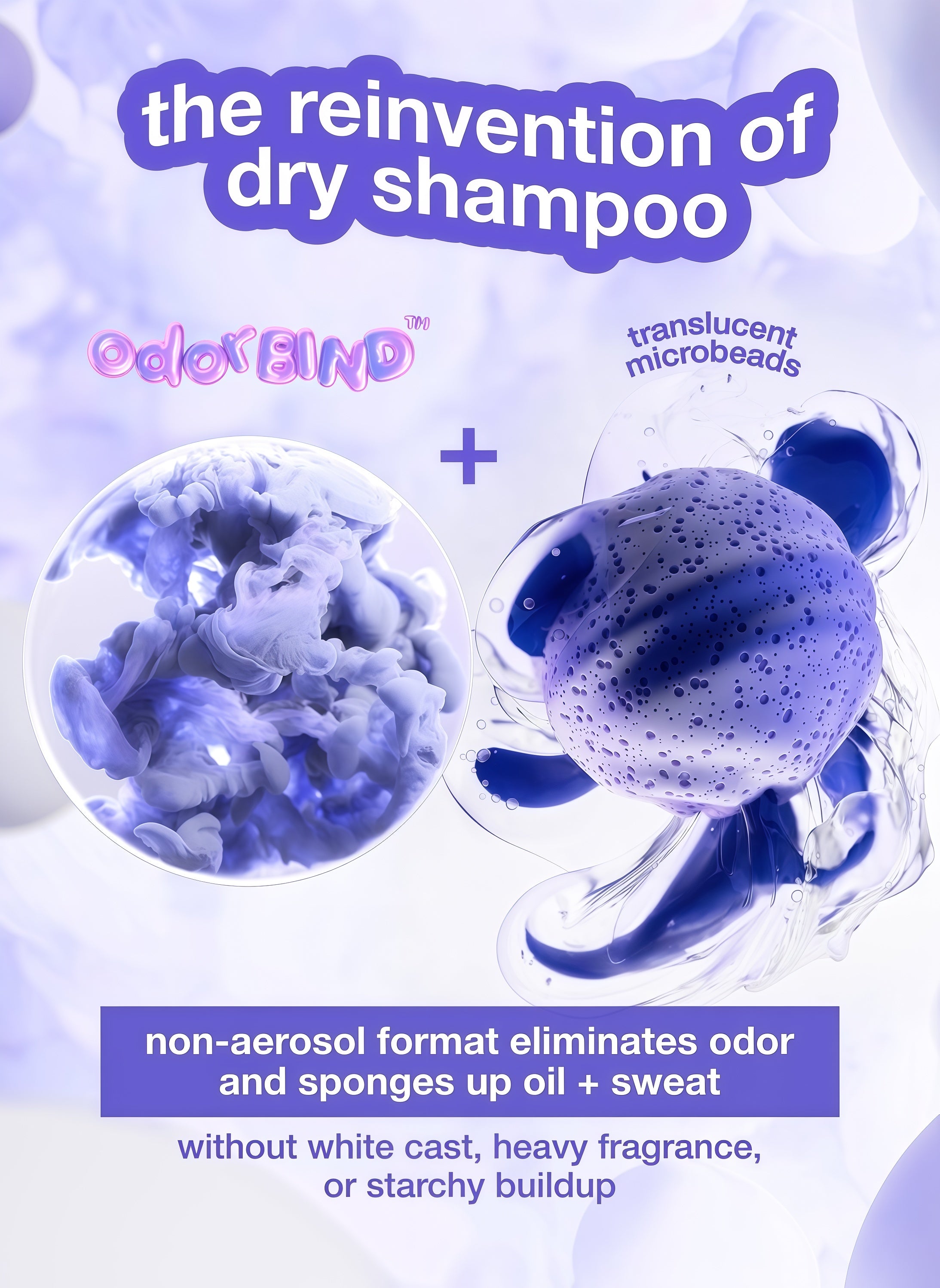 K18 AirWash™ Dry Shampoo, Non-Aerosol, Balances Scalp & Controls Excess Oil Production