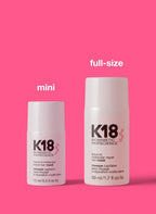 K18 Leave-In Molecular Repair Hair Mask, Patented, Lasting Repair For Dry, Frizzy, Damaged Hair, Reverse Damage In 4 Minutes From Bleach, Color, Chemical Services + Heat